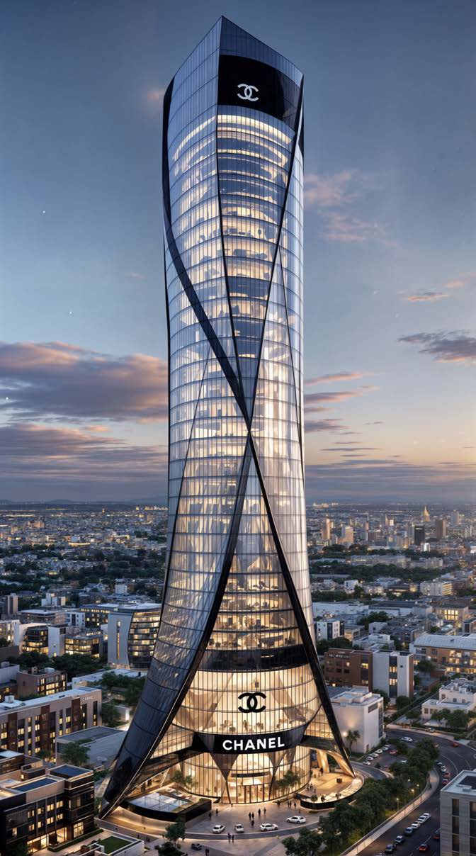 Branded luxury hotel skyscraper concept
