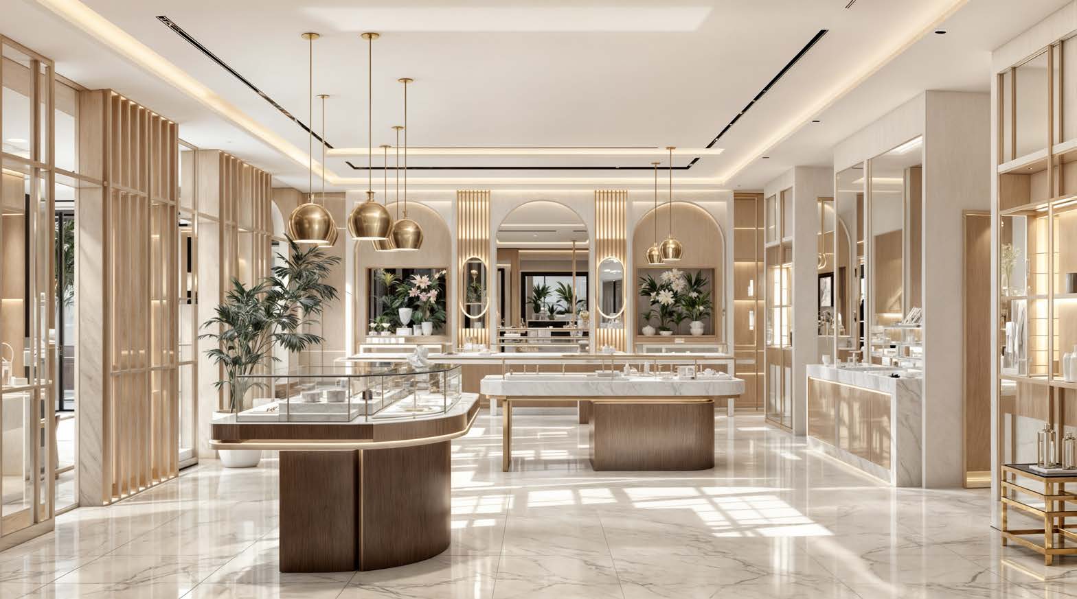 Boutique retail space inside a hotel