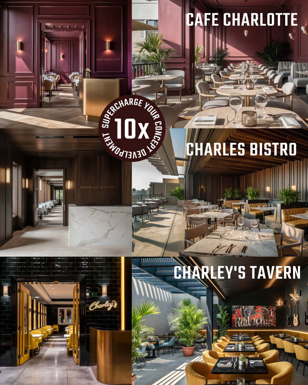 Bistro signage and branding concepts