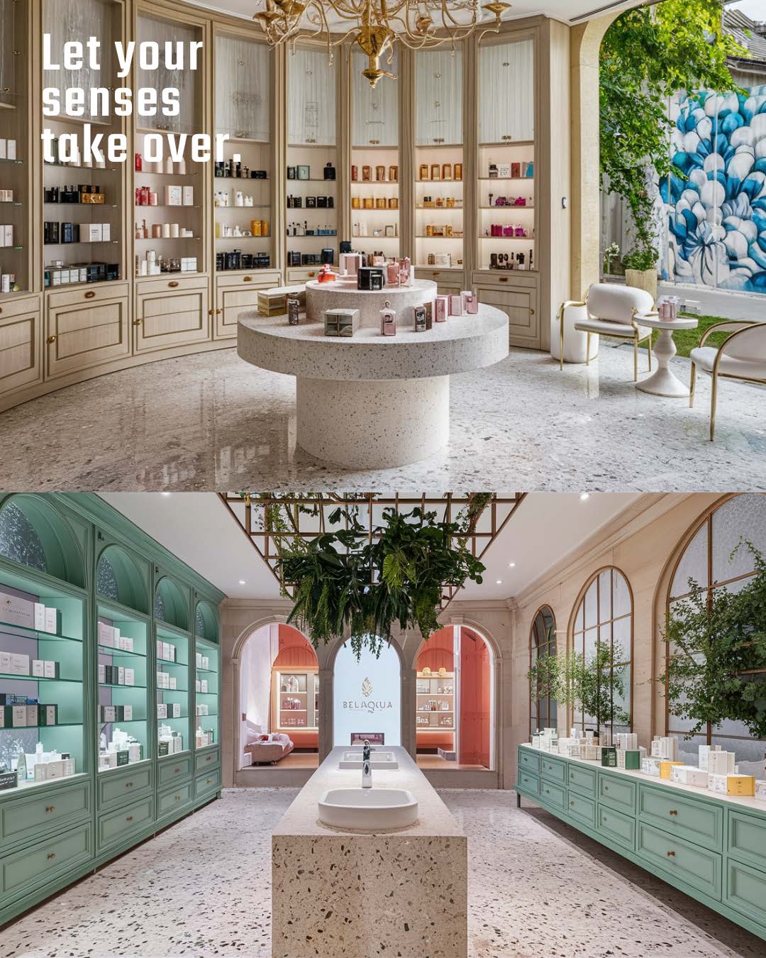 Immersive retail brand environment